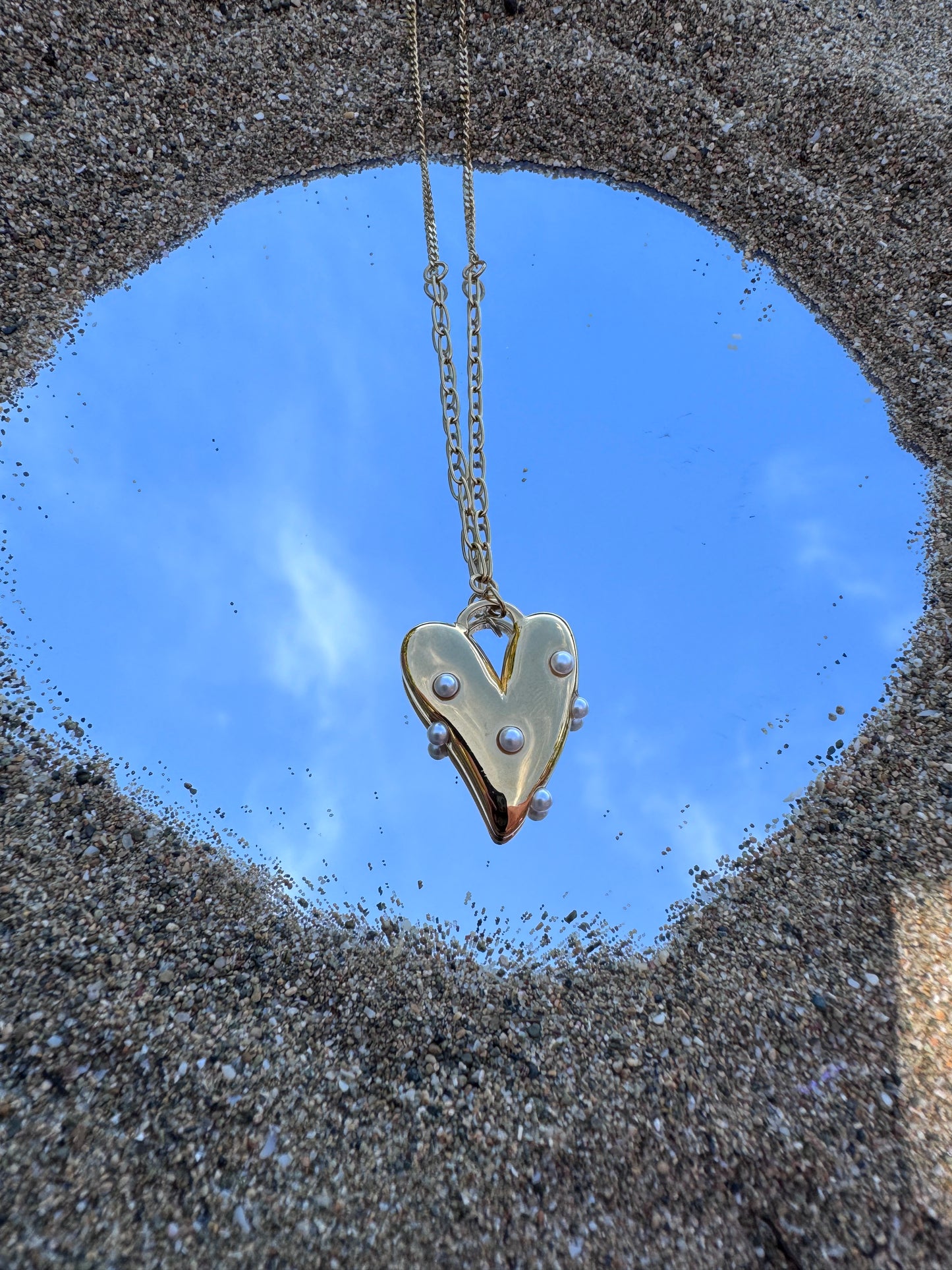 Pearl Heart Necklace