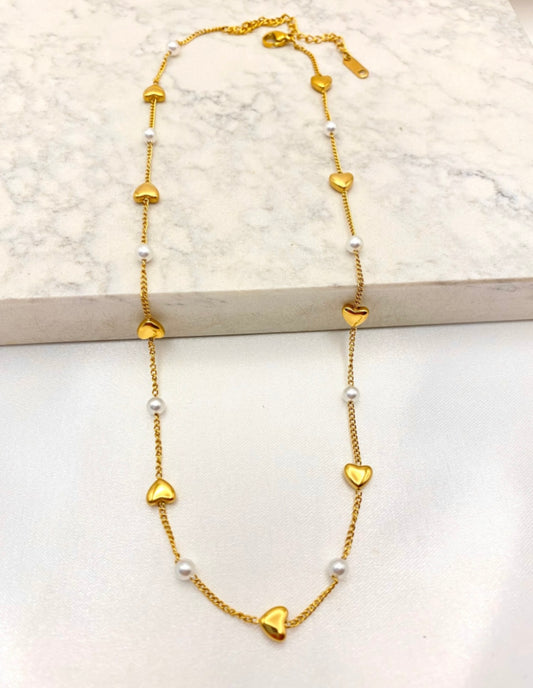 Love Pearl Necklace